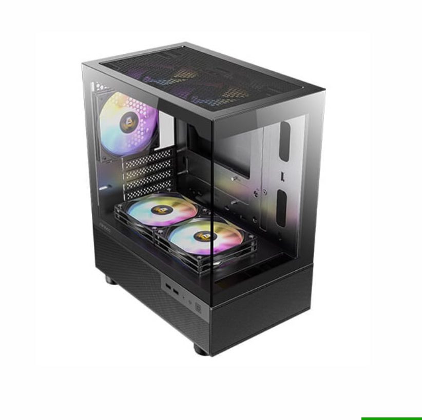 Antec CX200M Elite Micro-ATX | ITX RGB Mini-Tower Gaming Chassis – Black - Image 2